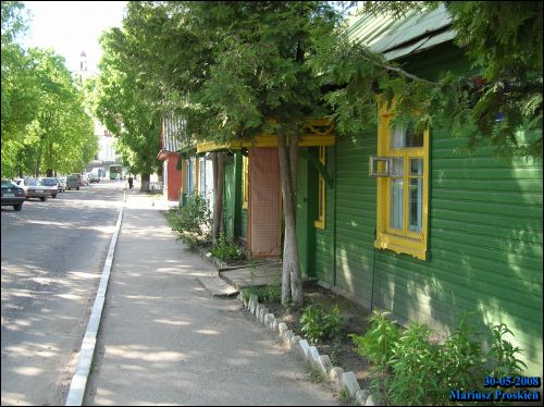 Hłybokaje. Town streets
