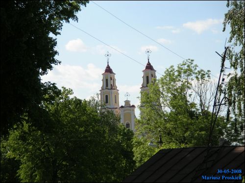 Hłybokaje. Town streets