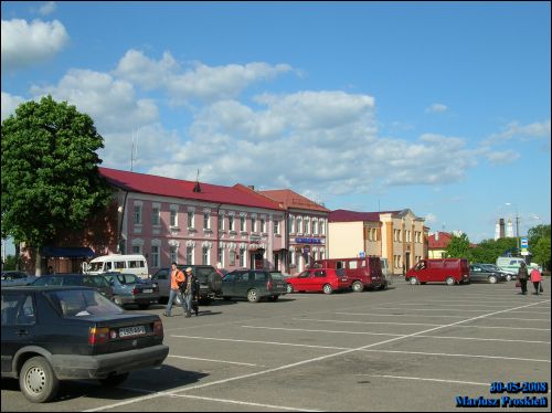 Hłybokaje. Town streets