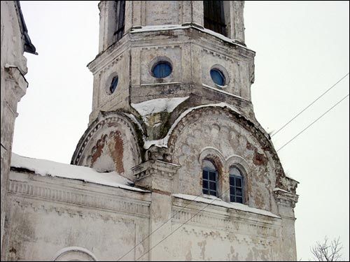 Detail Parečča (Carkoŭnaje). Orthodox church of the Assumption