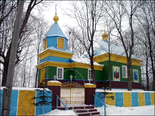 Zaborje.  Orthodox church of St. Nicholas