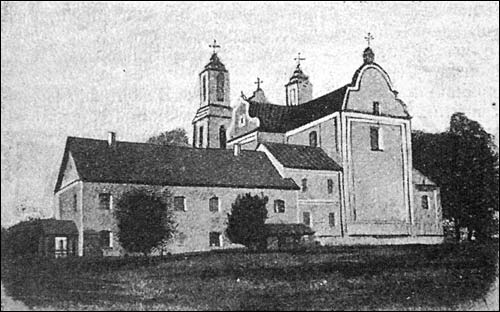  - Kościół (ruiny). Klasztor pofranciszkański i kościół Św. Antoniego na fot. sprzed 1913 r