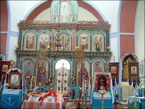 Dzisna |  Orthodox church of the Resurrection. Altar