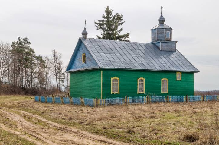Niŭniki. Orthodox church of Old Believers 