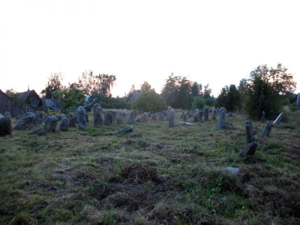  - Кладбище еврейское. Фрагмент еврейского кладбища в Поставах