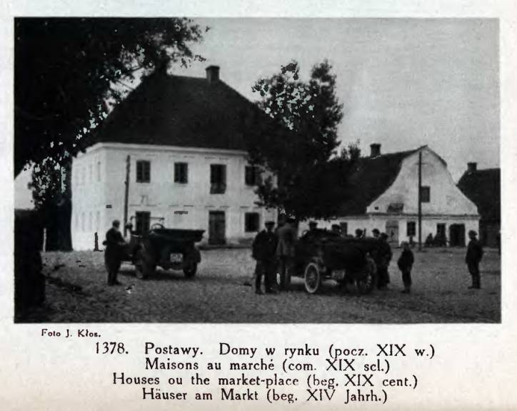 Pastavy.  Market square
