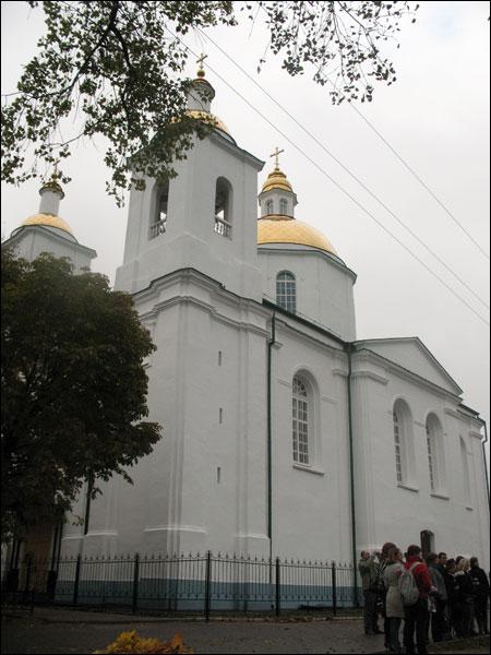 Połack. Orthodox church of the Epiphany and the monastery