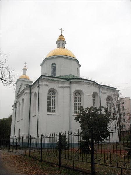 Połack. Orthodox church of the Epiphany and the monastery