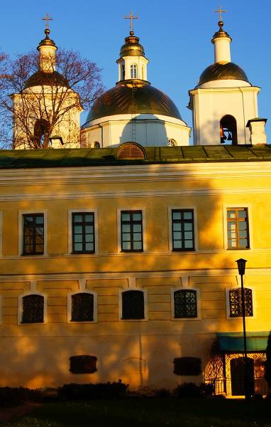 Połack. Orthodox church of the Epiphany and the monastery