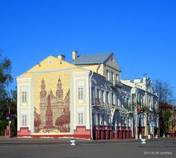  -  Streets and buildings. 