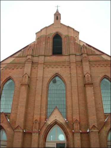 Ušačy. Catholic church of St. Lawrence