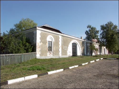 Niachačava. Postal station 