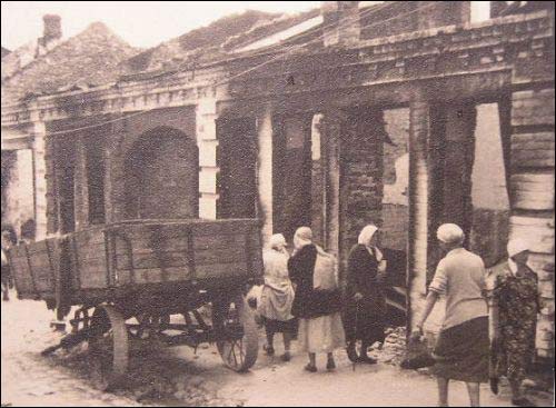  - Горад на фотаздымках часоў 2-ой сусветнай вайны . Віцебск. 27.07.1941