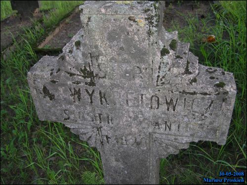  - Cmentarz żołnierzy polskich poległych podczas wojny 1920 r.. Grób siostry sanitariuszki (Wykrętowicz?)