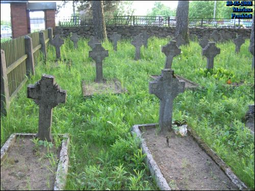  - Cmentarz żołnierzy polskich poległych podczas wojny 1920 r.. Fragment cmentarza