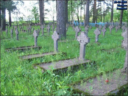  - Cmentarz żołnierzy polskich poległych podczas wojny 1920 r.. Fragment cmentarza