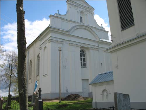 Kazokiškės. Catholic church of Holy Mother of God