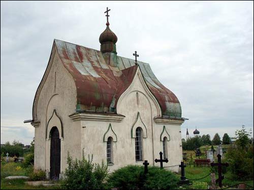 Jewie. Cmentarz prawosławny. Kaplica