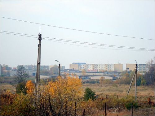  - Ulice miasta . Widok miasta od strony cerkwi