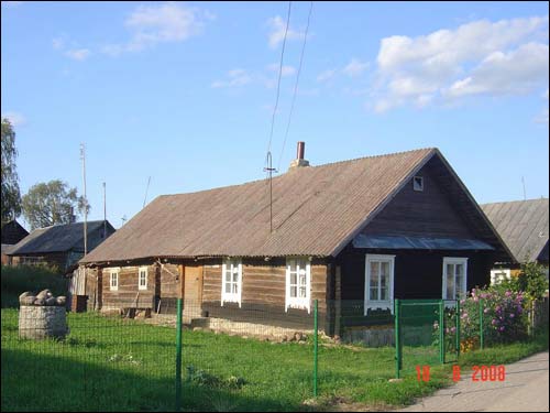 Żyżma.  Stare zabudowania