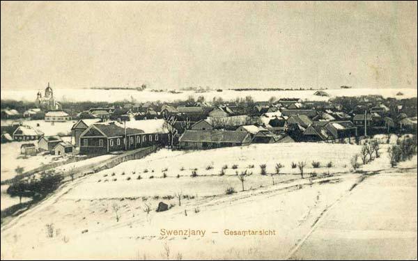 Švenčionys. Town at the old photos 
