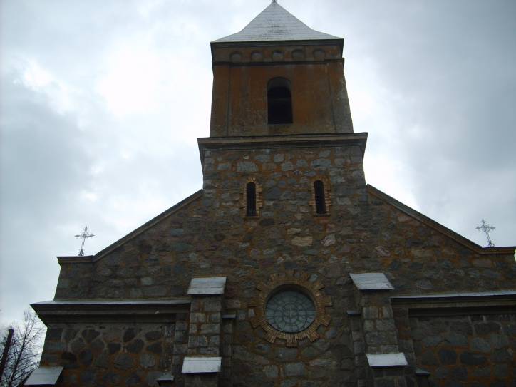 Rūdiškės. Catholic church of the Sacred Heart of Jesus