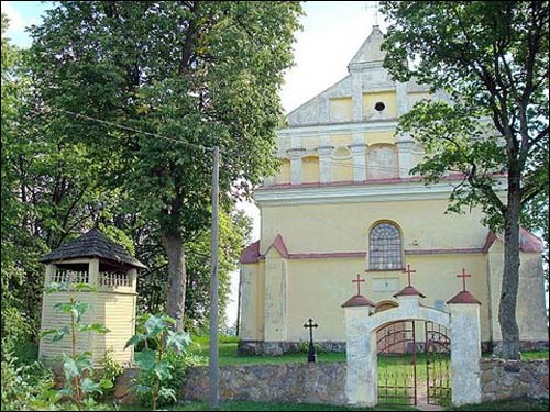 Rykantai. Catholic church of the Holy Trinity
