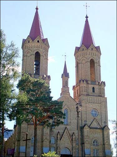 Лаварышкі. Касцёл Святога Яна Хрысцiцеля