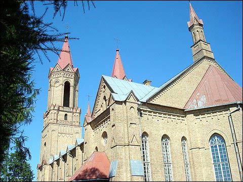 Лаварышкі. Касцёл Святога Яна Хрысцiцеля