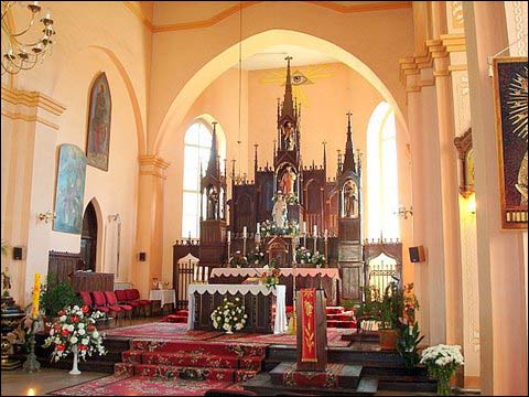 Лаварышкі. Касцёл Святога Яна Хрысцiцеля