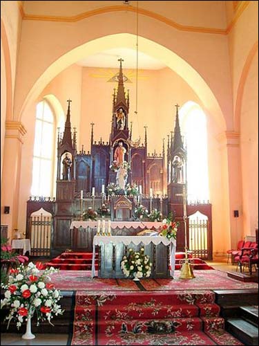 Лаварышкі. Касцёл Святога Яна Хрысцiцеля