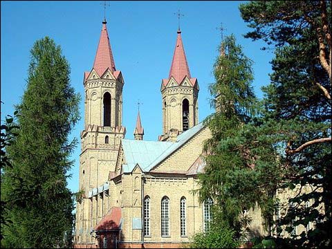 Лаварышкі. Касцёл Святога Яна Хрысцiцеля