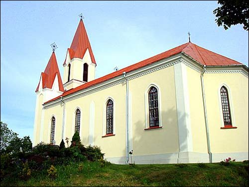 Mejszagoła. Kościół Wniebowzięcia NMP