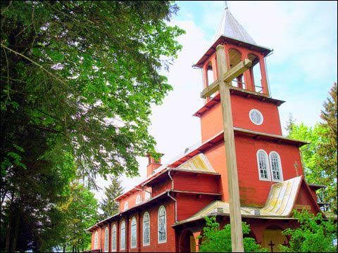 Medininkai. Catholic church of St. Casimir