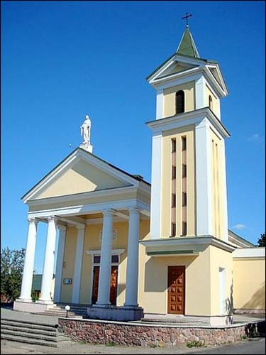 Mickūnai. Catholic church of the Assumption of the Blessed Virgin Mary