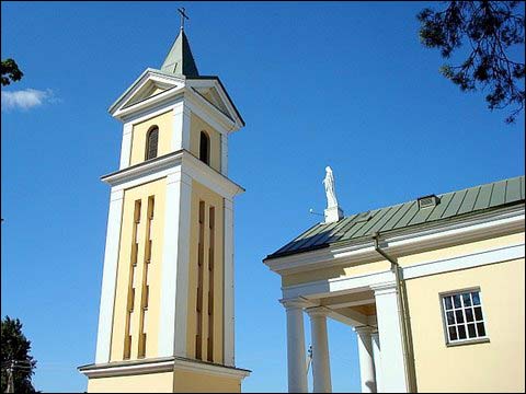 Mickūnai. Catholic church of the Assumption of the Blessed Virgin Mary