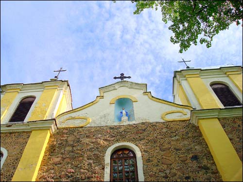  - Catholic church of St. Nicholas. Main facade, fragment