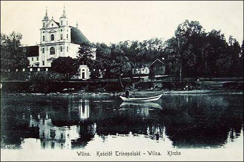 Trinapolis (Vilnius). Catholic church of the Holy Trinity and the Monastery of Trinitarian