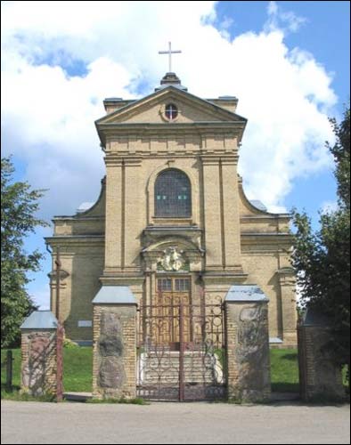 Vaidotai. Catholic church of St. Paul