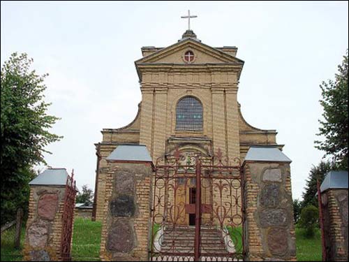 Vaidotai. Catholic church of St. Paul