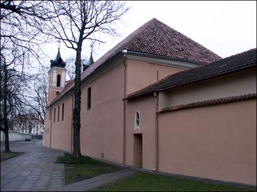  - Kościół Św. Krzyża i klasztor Bonifratów. Fasada południowa