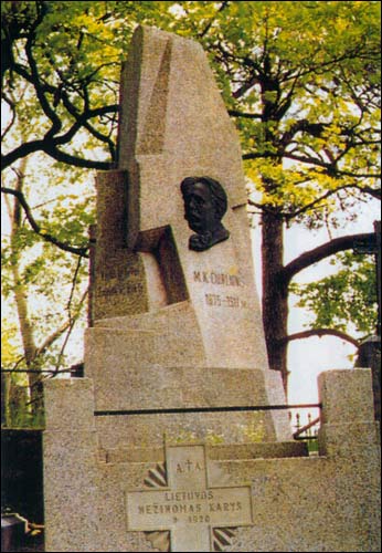  - . M. Čiurlionis tomb at Rosy cemetery in Vilnius