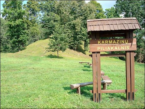 Karmazinai. Site of ancient settlement 
