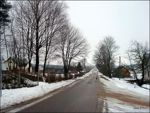Paluknys. In the village