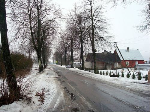 Paluknys. In the village