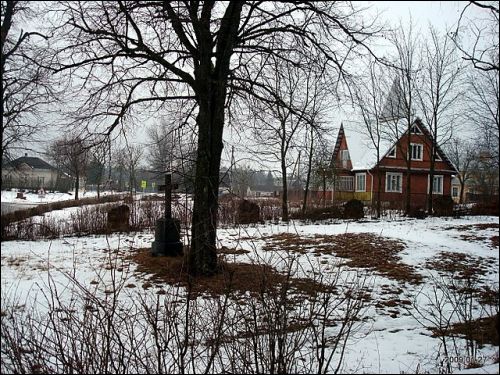 Paluknys. In the village