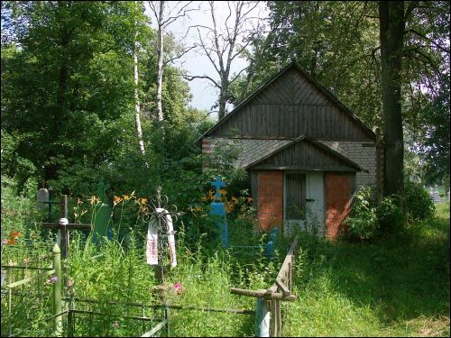 Barščeva. Orthodox church at cemetery