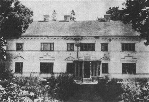  - Manor of Rodziewicz. Manor-house. View from the garden