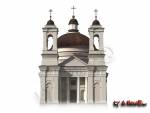 Čačersk town - Catholic church of the Holy Trinity
