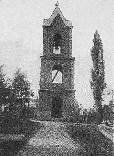 Žuravičy. Catholic church 